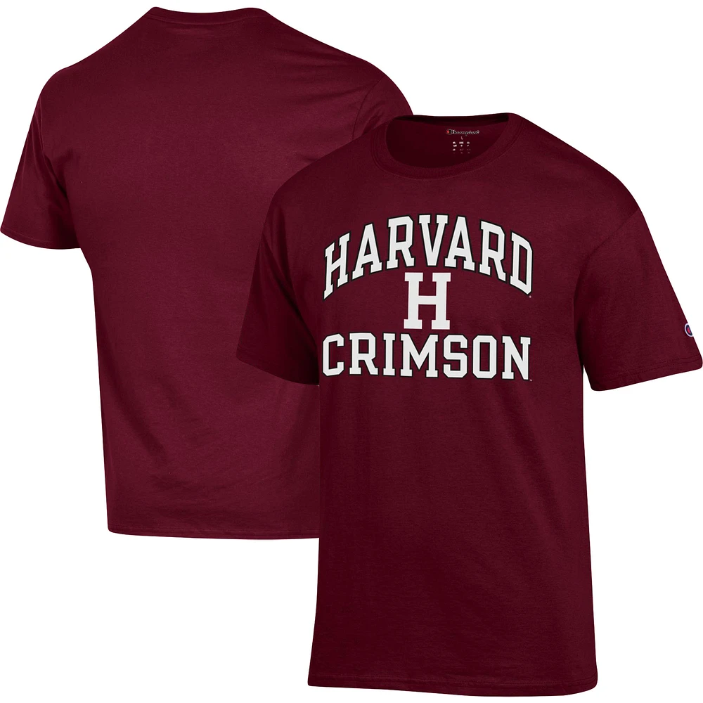 Men's Champion Crimson Harvard High Motor T-Shirt