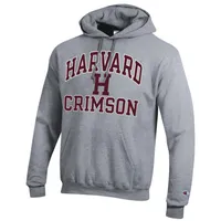 Sweat à capuche enfiler pour hommes Champion Heather Grey Harvard Crimson High Motor