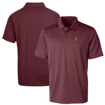 Harvard Crimson Cutter & Buck Big Tall Prospect Textured Stretch Polo