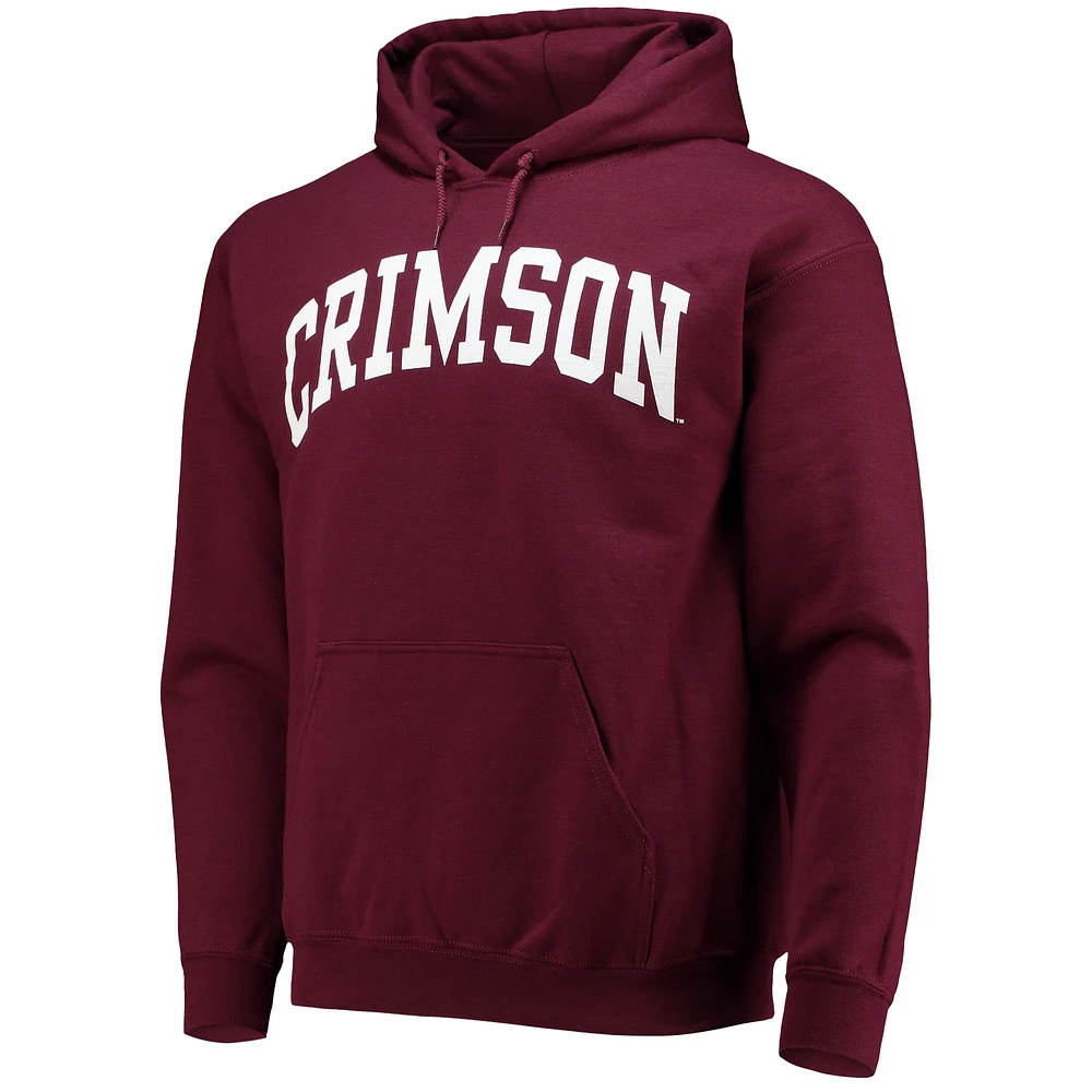 Sweat à capuche Fanatics Crimson Harvard Basic Arch pour hommes