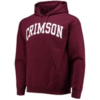 Men's Fanatics Crimson Harvard Basic Arch Pullover Hoodie