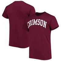 T-shirt Fanatics Crimson Harvard Basic Arch Team pour hommes