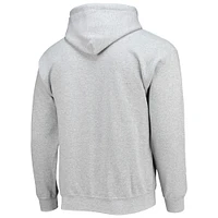 Sweat à capuche gris Harvard Crimson Basic Arch Fanatics pour hommes