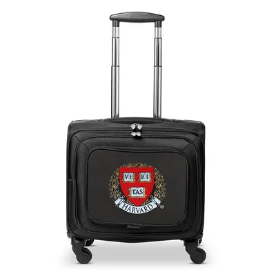 Harvard Crimson MOJO 14'' Laptop Overnighter Wheeled Bag- Black