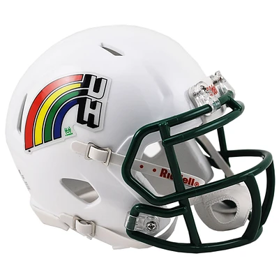 Hawaii Warriors Retro Rainbow Speed Mini Helmet