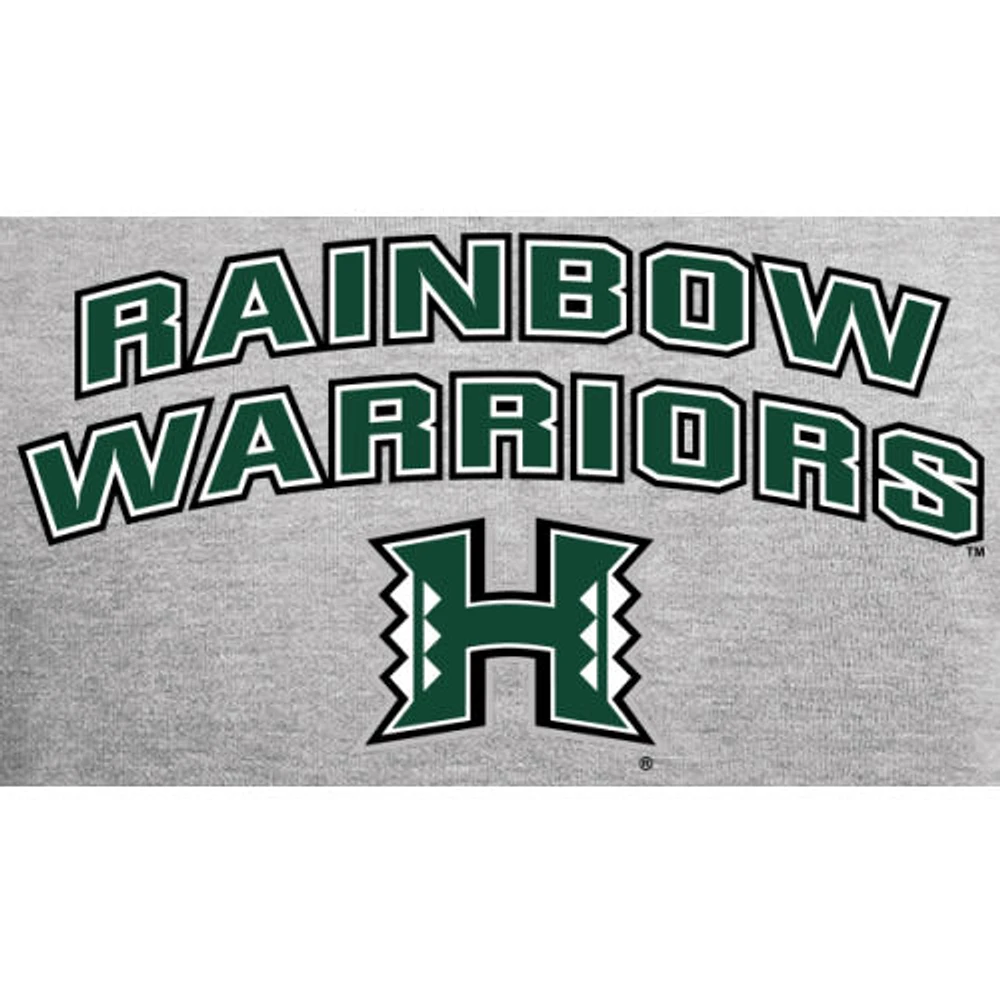 Men's Ash Hawaii Warriors Proud Mascot Pullover Hoodie