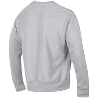 Men's Champion Heathered Gray Hawaii Warriors Arch Reverse Weave Pullover Sweatshirt