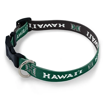 WinCraft Hawaii Warriors Medium Adjustable Pet Collar