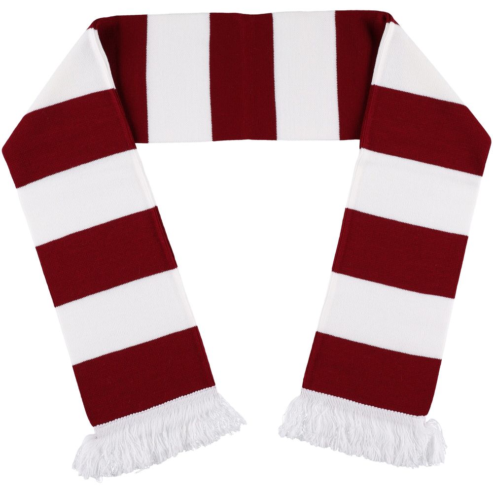 Maroon/White Heart of Midlothian FC 60'' Club Bar Scarf