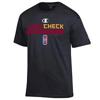 T-shirt unisexe Champion Black Heat Check Gaming On-Court 2K League Authentic Practice