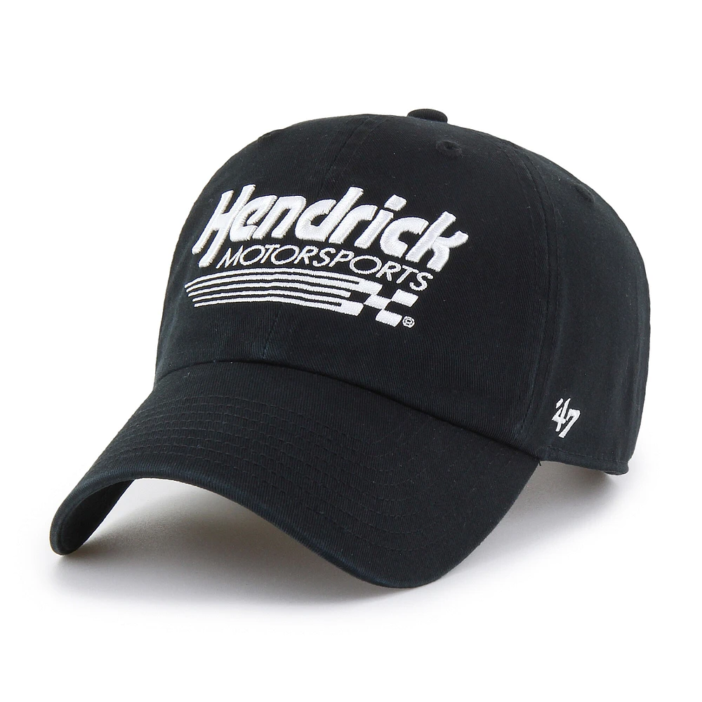 Men's '47  Black Hendrick Motorsports  Clean Up Adjustable Hat