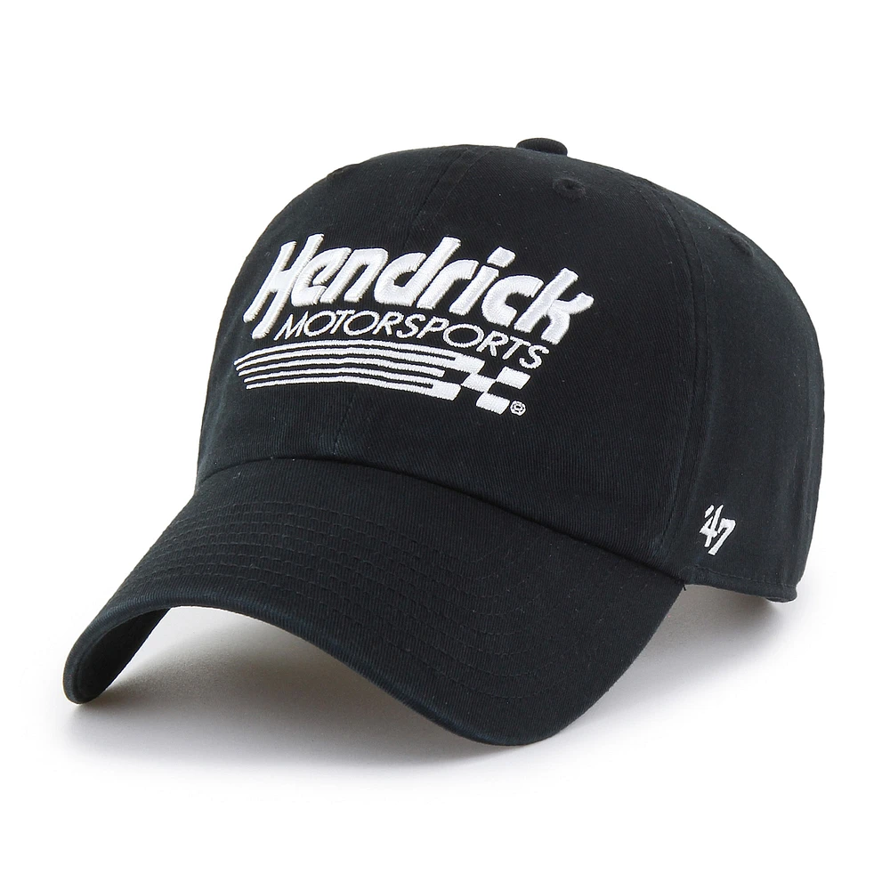 Men's '47 Black Hendrick Motorsports Clean Up Adjustable Hat