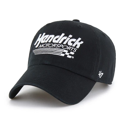Men's '47  Black Hendrick Motorsports  Clean Up Adjustable Hat