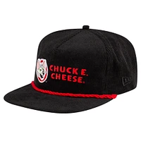 Casquette réglable noire Hendrick Motorsports Chuck E. Cheese Retro Cord Golfer New Era pour hommes