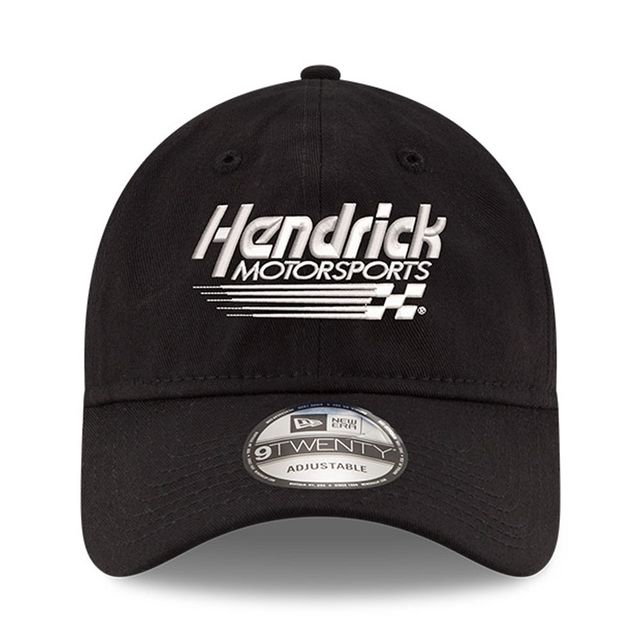 Casquette réglable 9TWENTY Hendrick Motorsports délavée aux enzymes New Era pour homme, noire