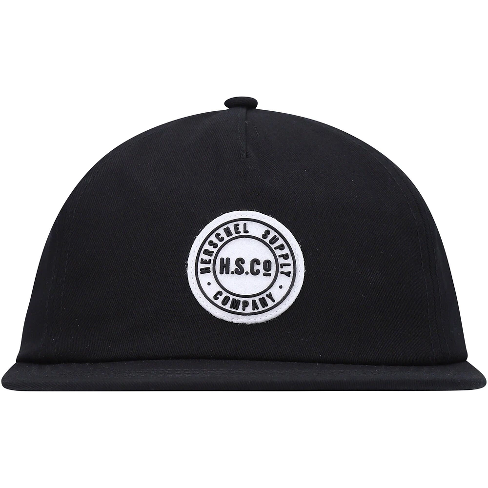 Men's Herschel Supply Co. Black Scout - Casquette ajustable