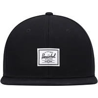 Hommes Herschel Supply Co. Black Whaler Classic - Casquette Snapback