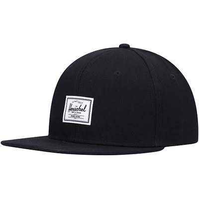 Hommes Herschel Supply Co. Black Whaler Classic - Casquette Snapback