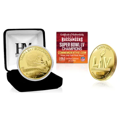 Tampa Bay Buccaneers Highland Mint Super Bowl LV Champions Gold Mint Coin