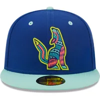 Casquette ajustée 59FIFTY Soñadores De Hillsboro Copa La Diversion New Era pour homme, bleu/menthe