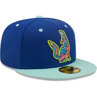 Casquette ajustée 59FIFTY Soñadores De Hillsboro Copa La Diversion New Era pour homme, bleu/menthe