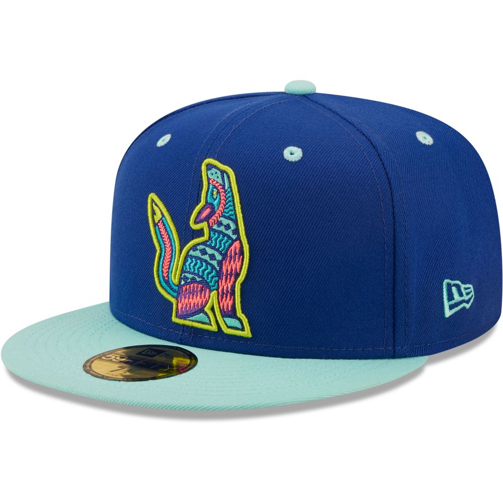 Men's New Era Blue/Mint Soñadores De Hillsboro Copa La Diversion 59FIFTY Fitted Hat