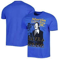 T-shirt graphique unisexe bleu Martin Luther King Jr.