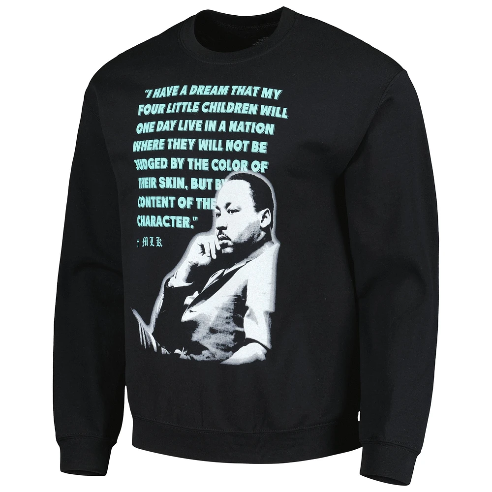 Unisex Martin Luther King Jr. Black Graphic Pullover Sweatshirt