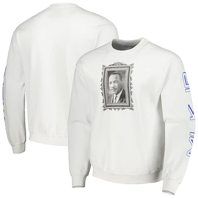 Unisex Martin Luther King Jr. White Graphic Pullover Sweatshirt