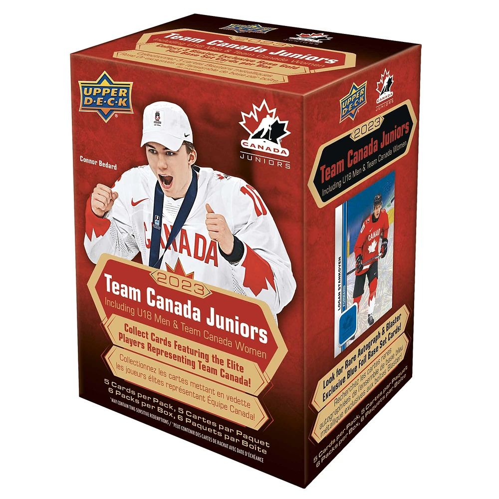 Coffret Blaster pour les juniors de Hockey Canada 2023