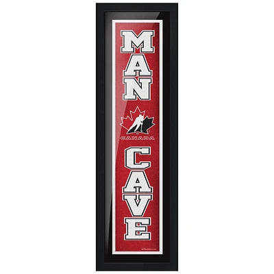 Hockey Canada - 6'' x 22'' Man Cave Framed Sign
