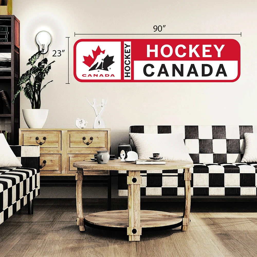 Hockey Canada - 90'' x 23'' Repositional Wall Decal