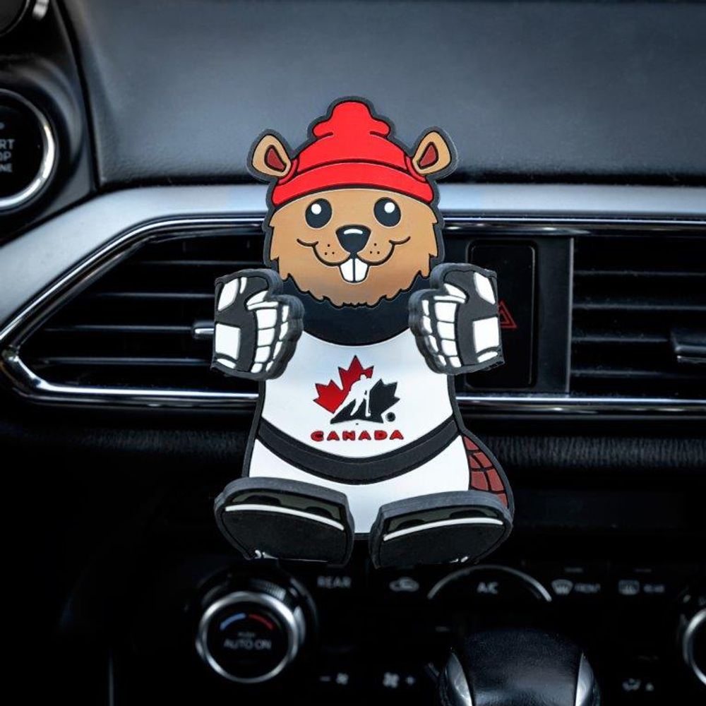 Hug Buddy Hockey Canada Happy Beaver - Device Holder