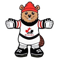 Hug Buddy Hockey Canada Happy Beaver - Device Holder