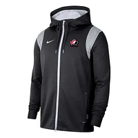 Men's Nike Black Hockey Canada Therma Performance - Full-Zip Hooded Jacket