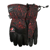 Men's Watson Gloves Black/Red Hockey Canada Sno Job