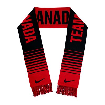 Nike Black/Red Hockey Canada English Wordmark - Scarf