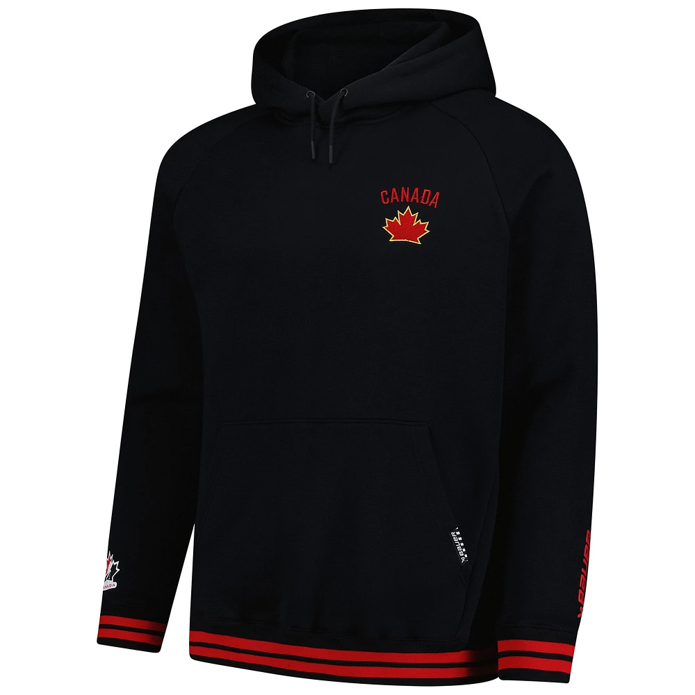 Unisex Black Hockey Canada 2024 Street Pullover Hoodie