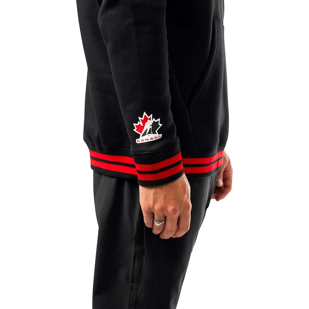 Unisex Black Hockey Canada 2024 Street Pullover Hoodie