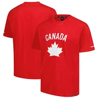 T-shirt boxy unisexe rouge Hockey Canada 2024