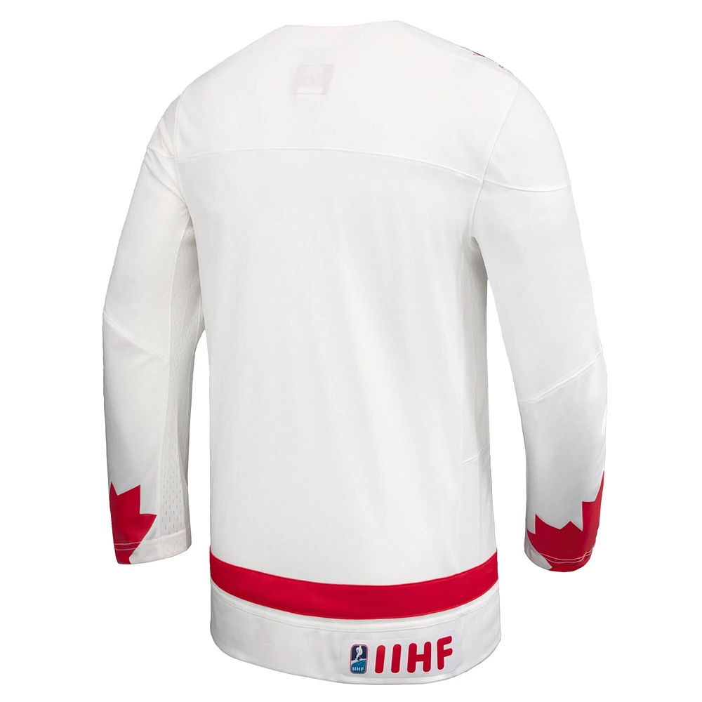 Maillot réplique alternatif blanc unisexe de Hockey Canada