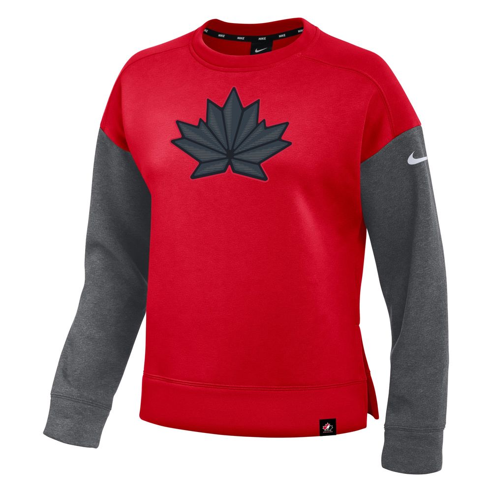Nike Women's Nike Charcoal Hockey Canada Dolman - Sweatshirt | Bramalea City Centre