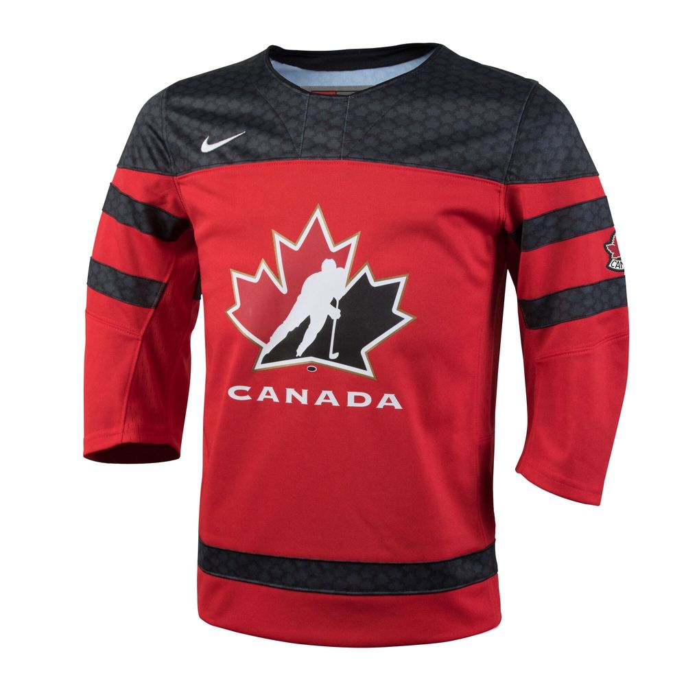 Youth Nike Red Canada Hockey - Team Replica Jersey