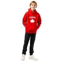 Youth Red Hockey Canada 2024 Core Ultimate Pullover Hoodie