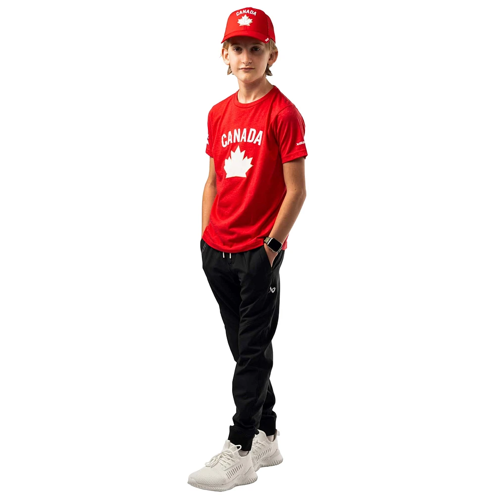 T-shirt graphique rouge Hockey Canada 2024 pour jeunes