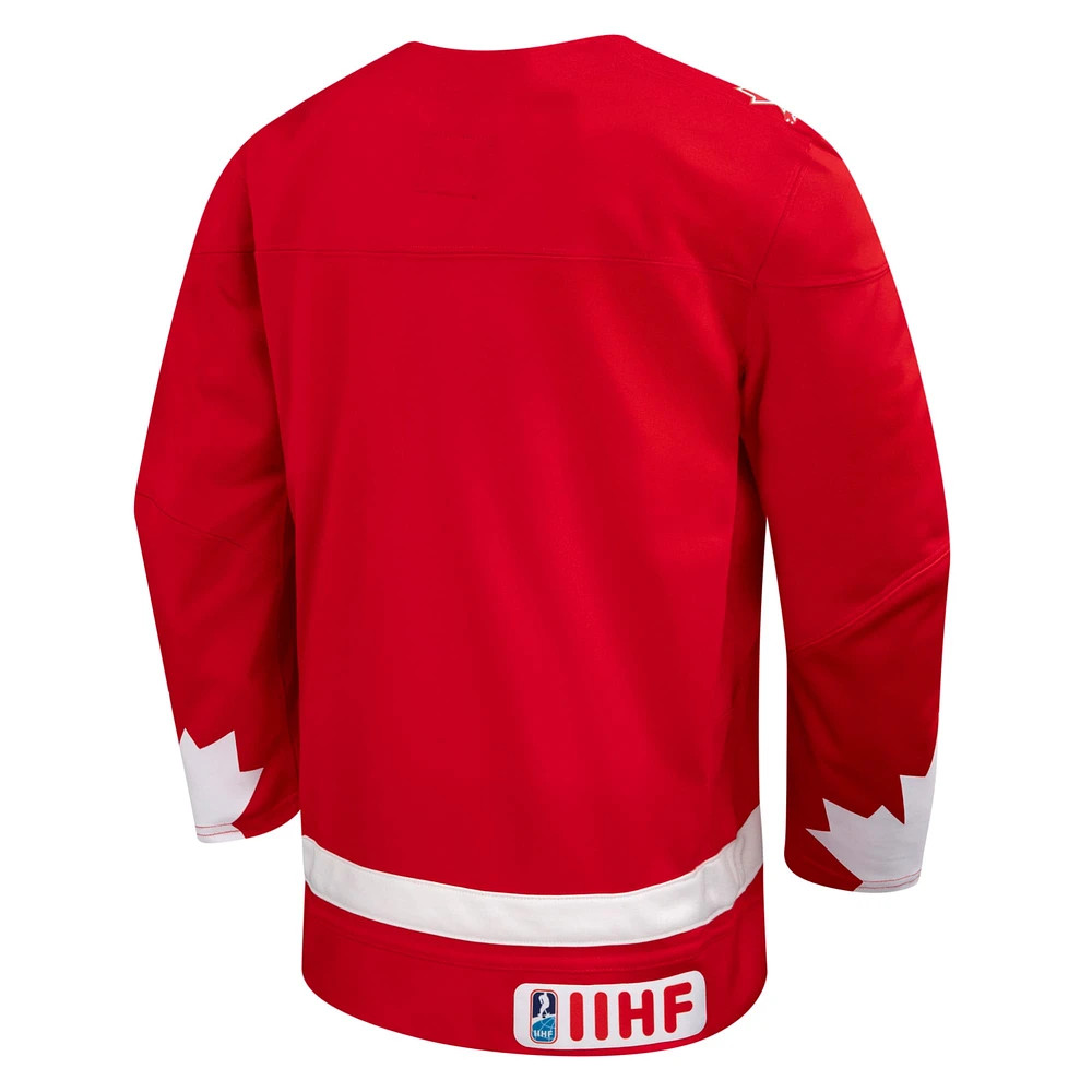 Youth Red Hockey Canada Alternate Replica Jersey