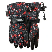 Youth Watson Gloves Black/Red Hockey Canada North of 49 Gloves