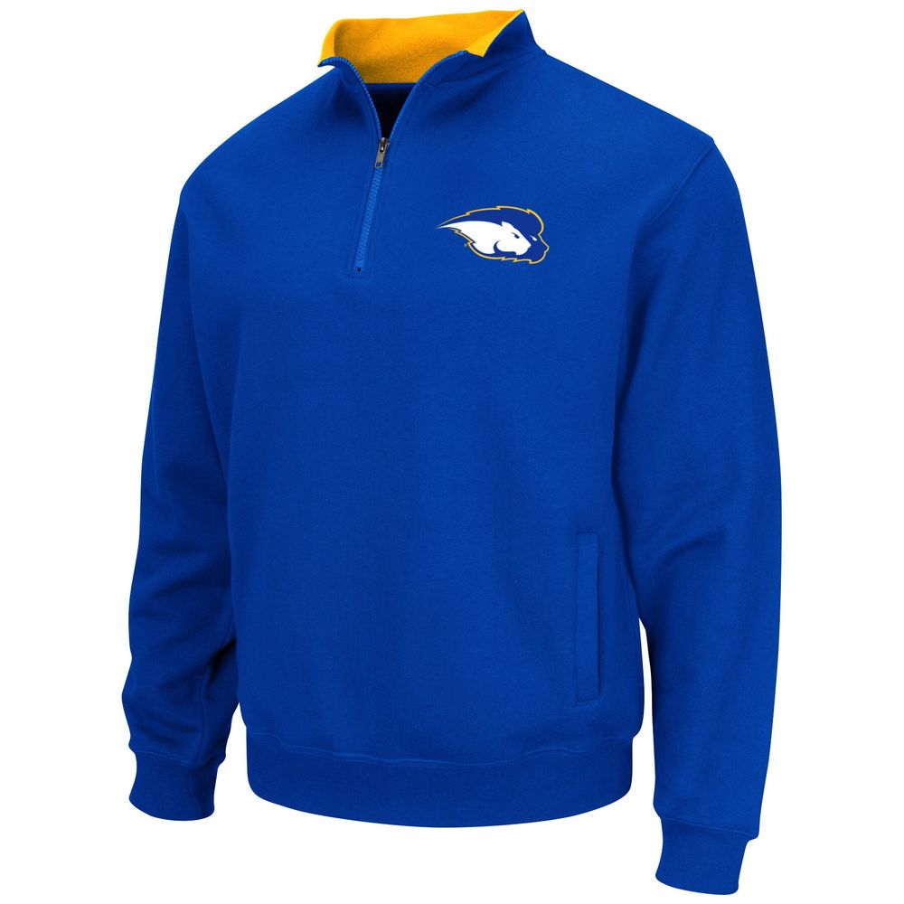 Men's Colosseum Blue Hofstra University Pride Tortugas Quarter-Zip Sweatshirt