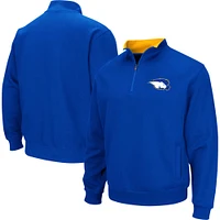 Men's Colosseum Blue Hofstra University Pride Tortugas Quarter-Zip Sweatshirt