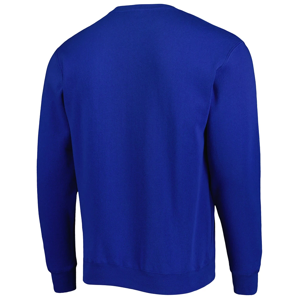 Men's Colosseum Royal Hofstra University Pride Arch Over Logo Pullover Sweatshirt